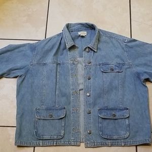 St. Johns bay denim jacket size XXL